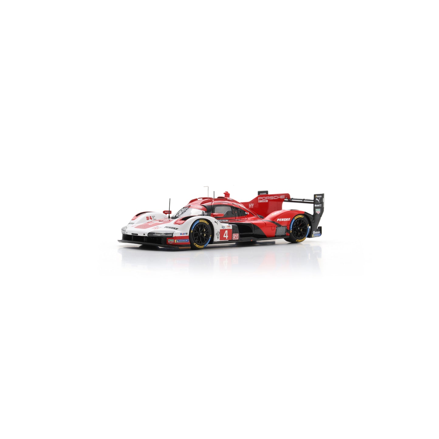 Spark S9256 1:43 - PORSCHE 963 N°4 - PORSCHE PENSKE MOTORSPORT - 8th Le Mans 24H 2025 F. Nasr - N. Tandy - P. Wehrlein