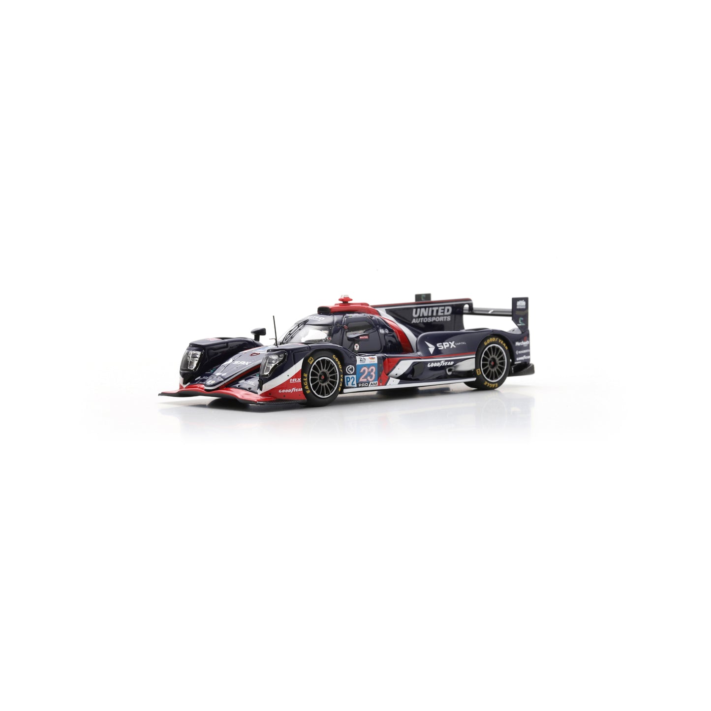 Spark S9277 1:43 - ORECA 07 - Gibson No. 23 - UNITED AUTOSPORTS - Le Mans 24 Hours 2025 D. Schneider - O. Jarvis - B. Hanley