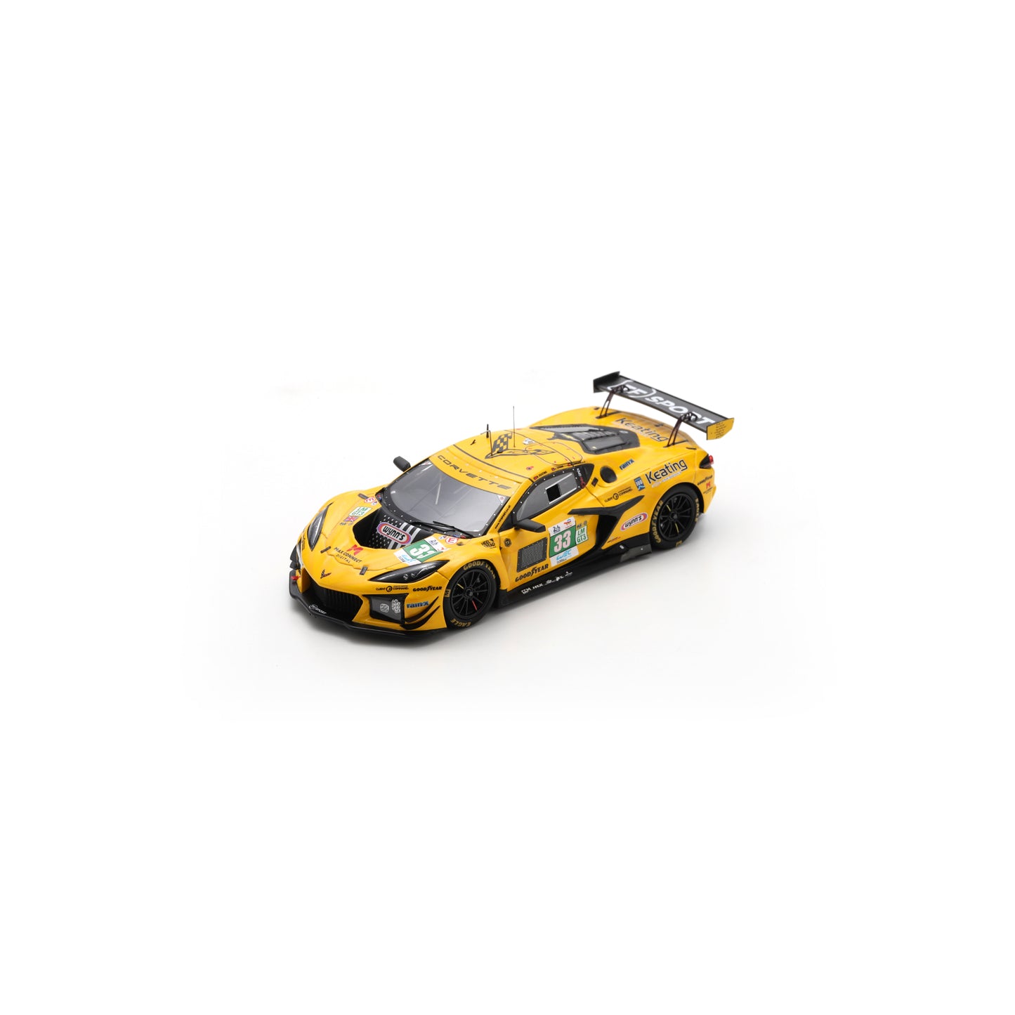 Spark S9293 1:43 - CORVETTE Z06 LMGT3.RN°33 - TF SPORT - Le Mans 24H 2025 B. Keating - J. Edgar - D. Juncadella