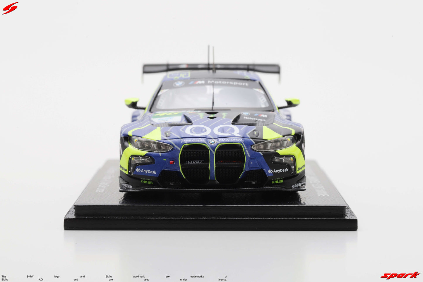 Spark S9294 1:43 - BMW M4 LMGT3 N°46 - TEAM WRT - Le Mans 24H 2025 A. Al Harthy - V. Rossi - K. Van Der Linde