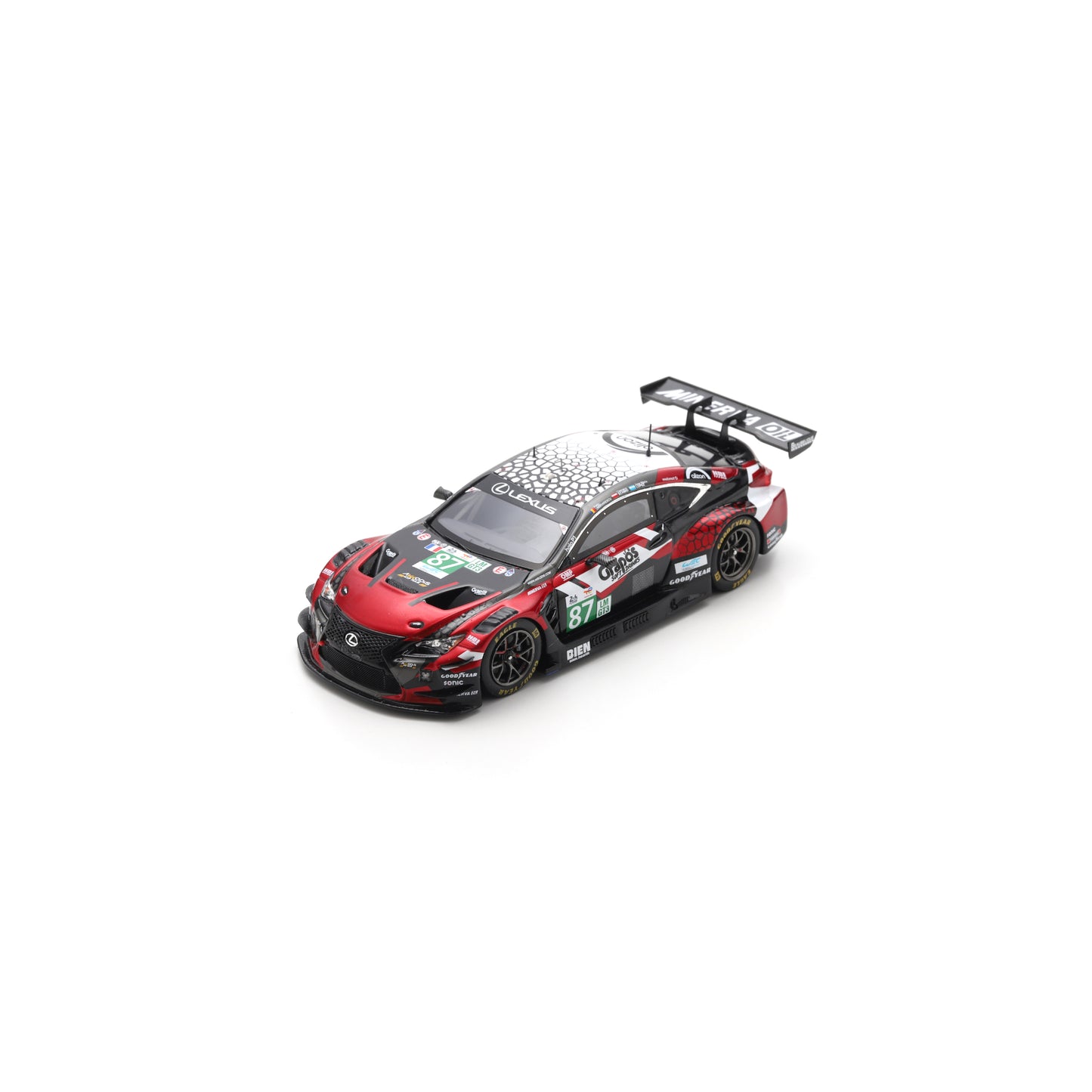 PRE-ORDER - Spark S9303 1:43 - LEXUS RC F LMGT3 N°87 - AKKODIS ASP TEAM - Le Mans 24H 2025 P. Umbrarescu - J. Lopez - C. Schmid