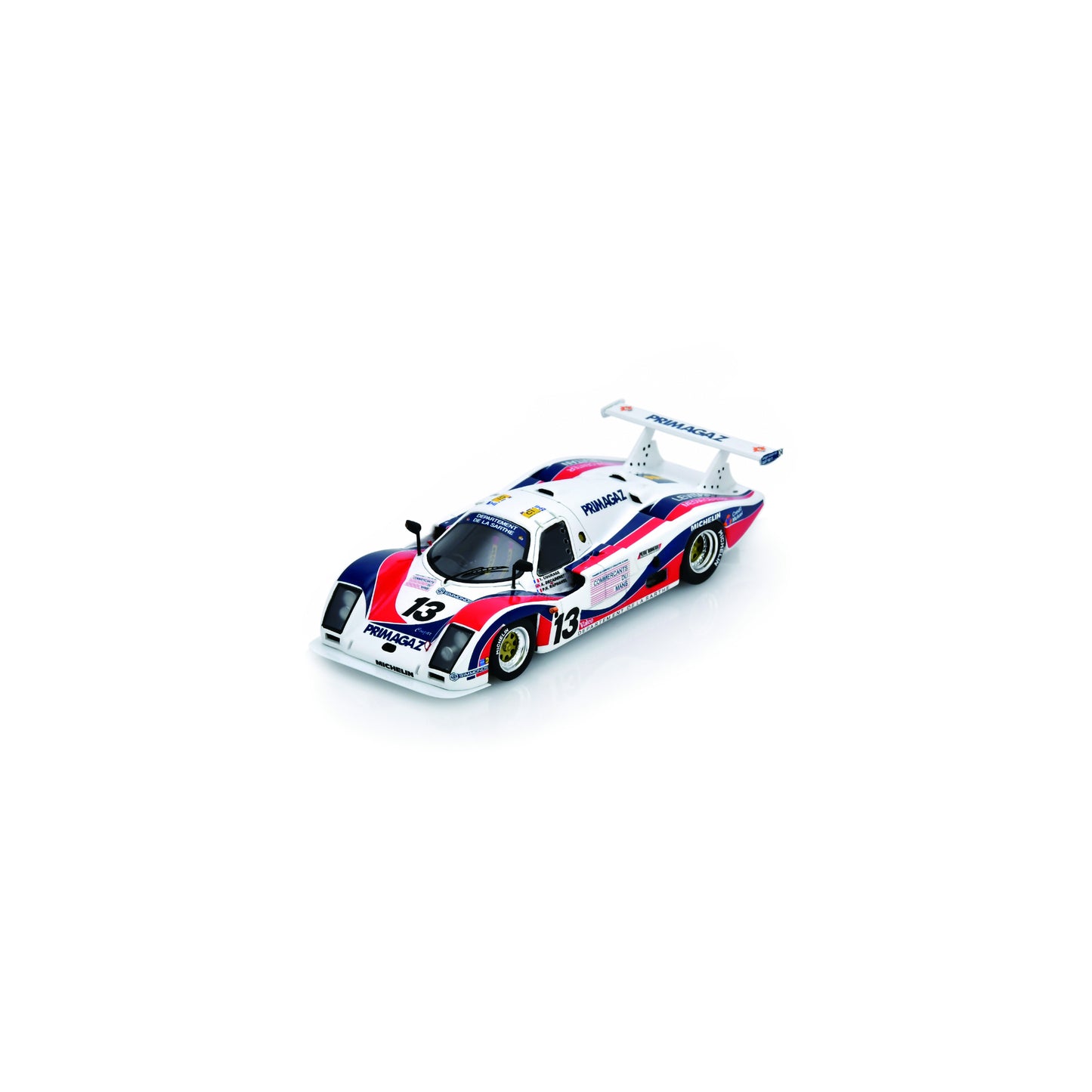 Spark S9503 1:43 - Cougar C12 No.13 18th Le Mans 24H 1986 Y. Courage - A. de Cadenet - PH Raphanel