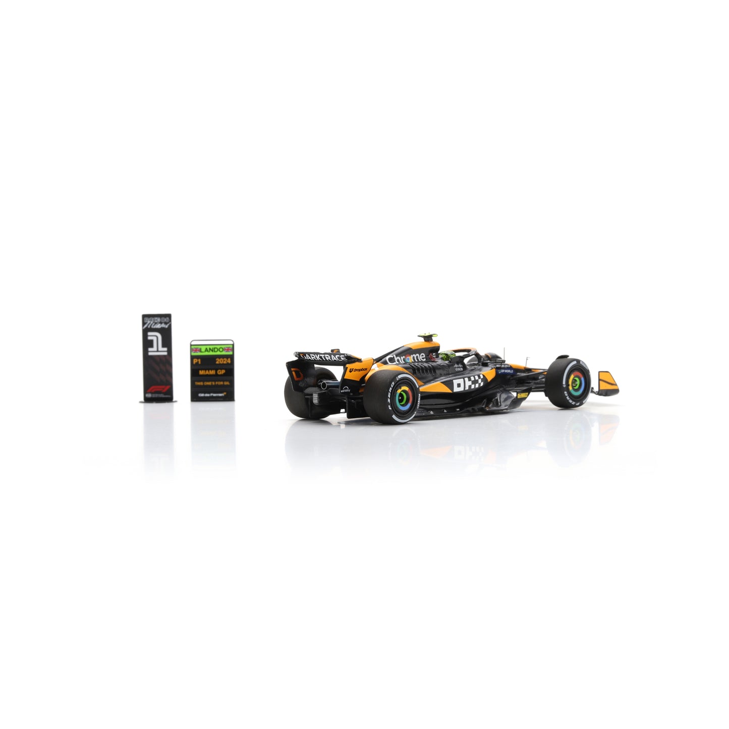 Spark S9523 1:43 - McLaren Formula 1 Team MCL38 No.4 Winner Miami GP 2024 Lando Norris