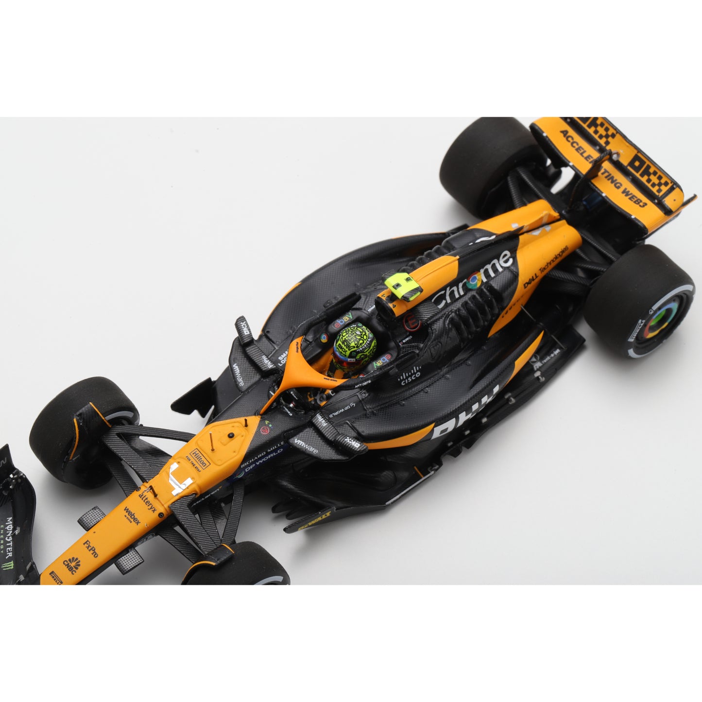 Spark S9523 1:43 - McLaren Formula 1 Team MCL38 No.4 Winner Miami GP 2024 Lando Norris