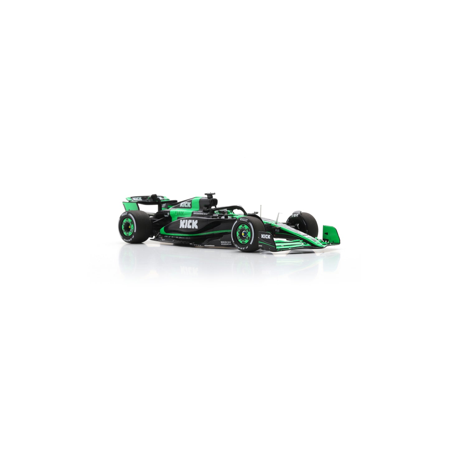 Spark S9549 1:43 - Stake F1 Team Kick Sauber C44 No.77 Stake F1 Team Kick Sauber Abu Dhabi GP 2024 Valtteri Bottas "Last Race"