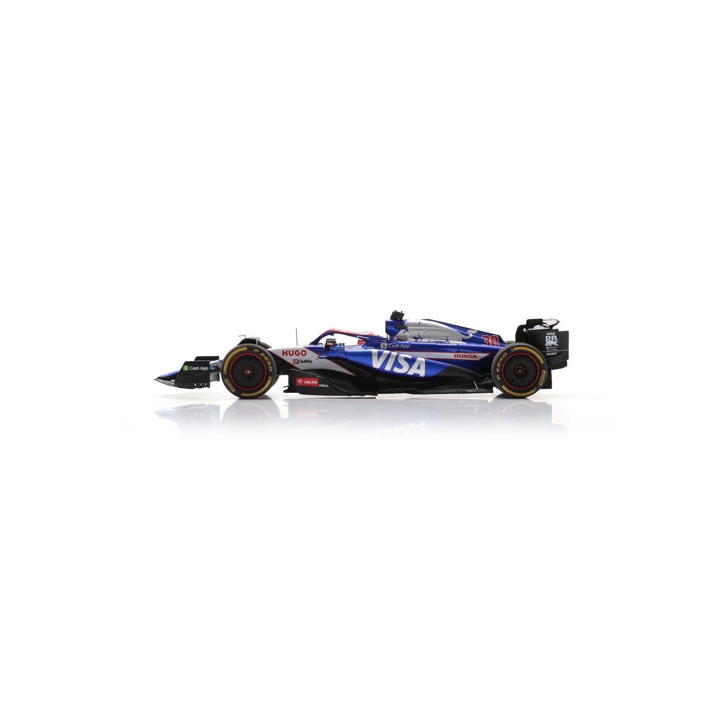 Spark S9558 1:43 - Visa Cash App RB Formula One Team VCARB 01 No.30 9th US GP 2024 Liam Lawson