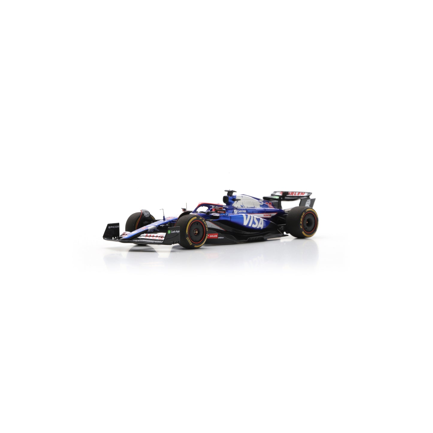 Spark S9558 1:43 - Visa Cash App RB Formula One Team VCARB 01 No.30 9th US GP 2024 Liam Lawson