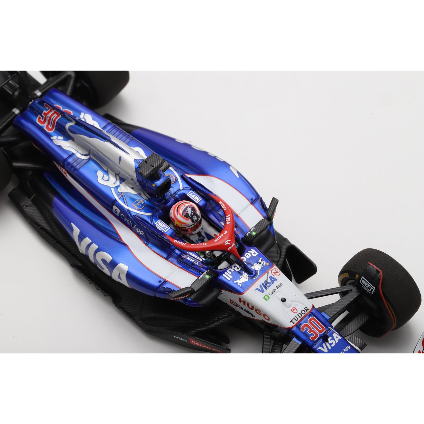 Spark S9558 1:43 - Visa Cash App RB Formula One Team VCARB 01 No.30 9th US GP 2024 Liam Lawson