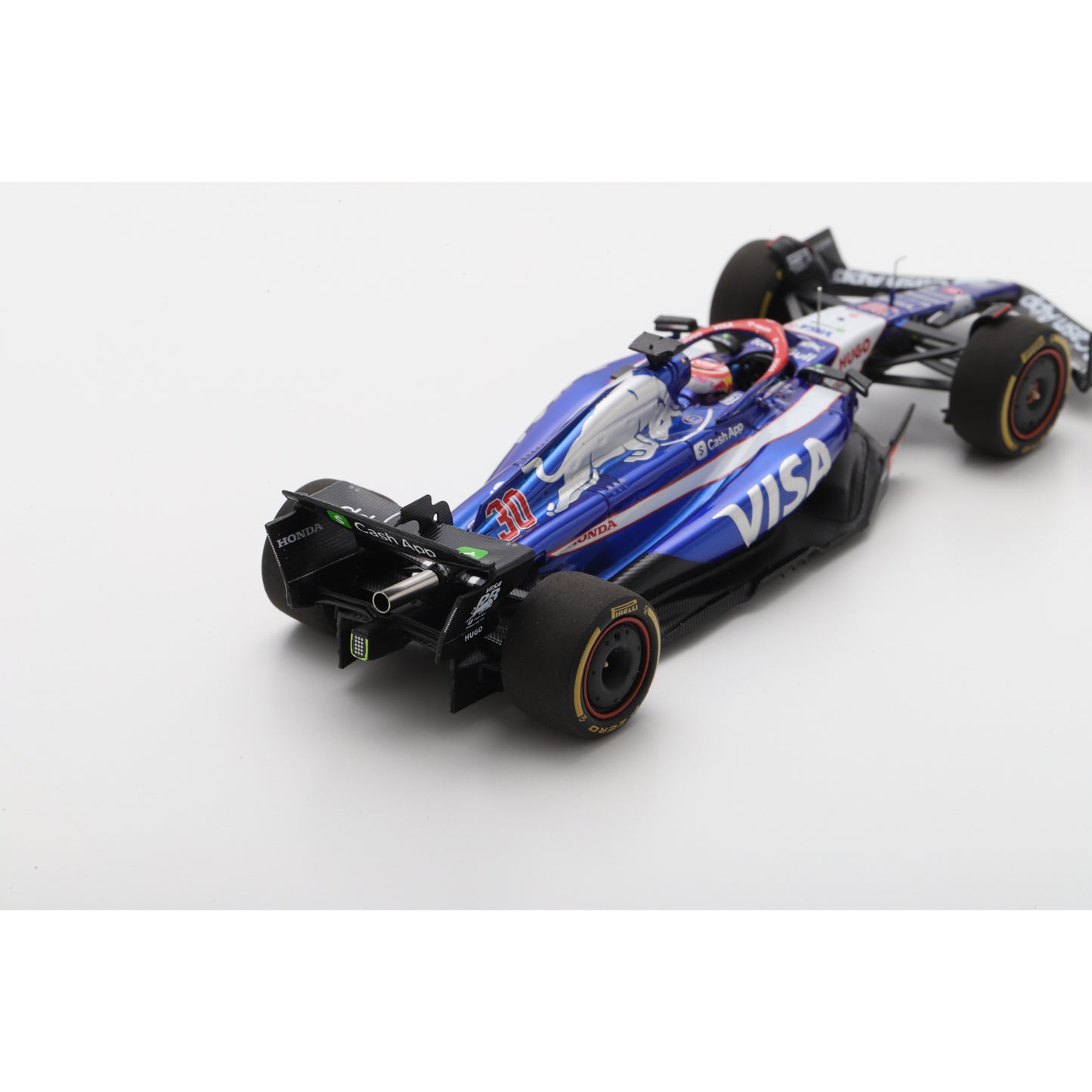 Spark S9558 1:43 - Visa Cash App RB Formula One Team VCARB 01 No.30 9th US GP 2024 Liam Lawson