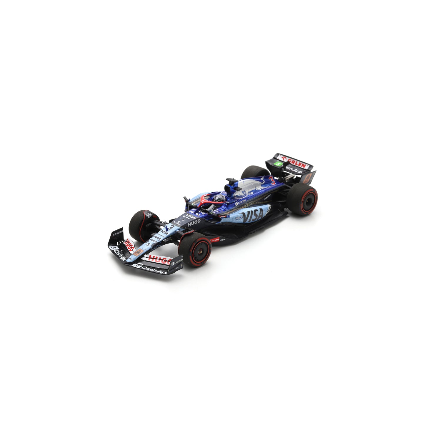 Spark S9562 1:43 - Visa Cash App RB Formula One Team VCARB 01 No.3 Singapore GP 2024 Daniel Ricciardo