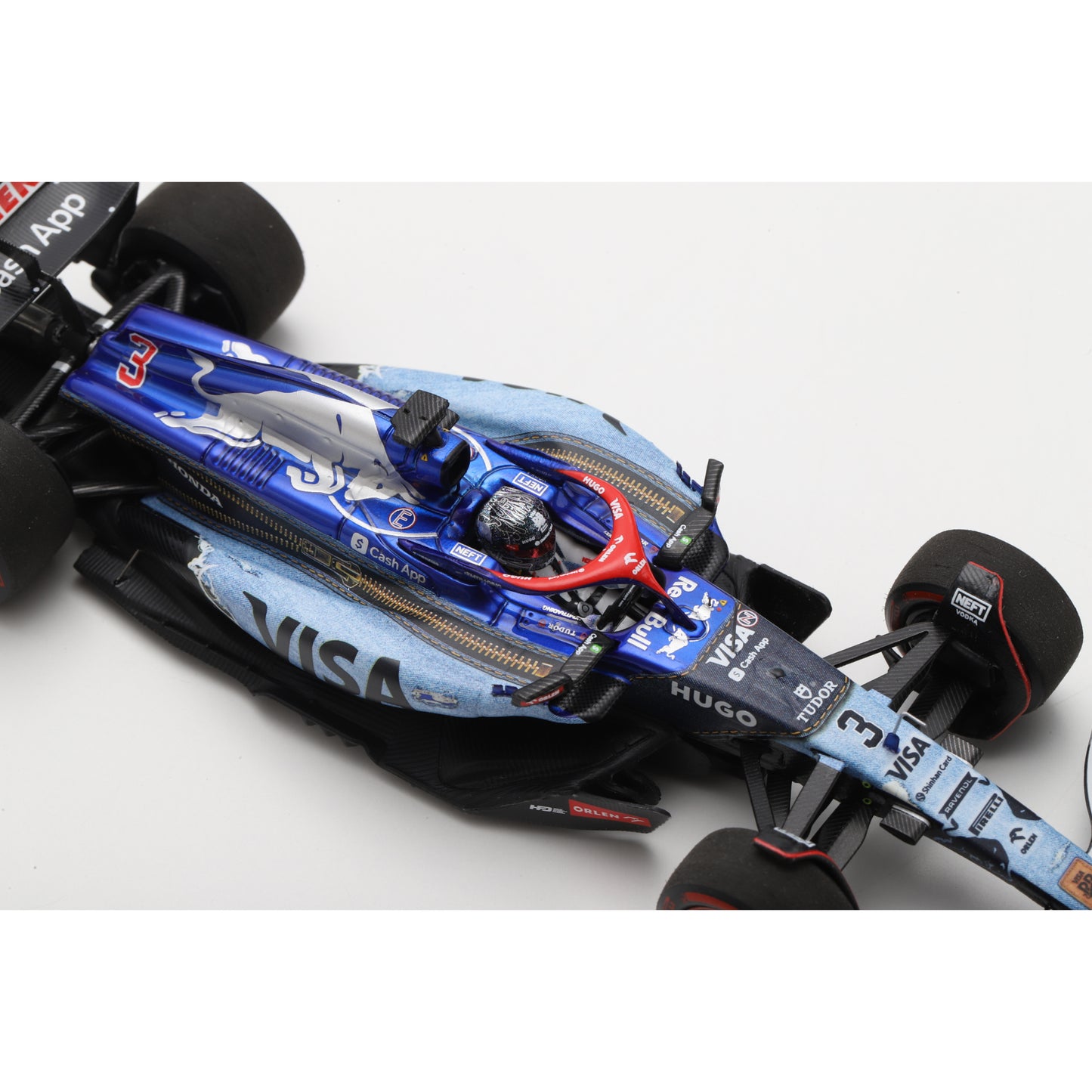 Spark S9562 1:43 - Visa Cash App RB Formula One Team VCARB 01 No.3 Singapore GP 2024 Daniel Ricciardo