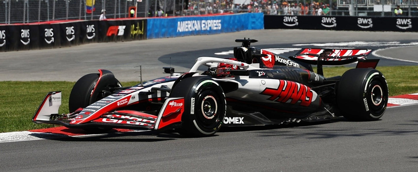 PRECOMMANDE - Spark S9619 1:43 - Haas VF-25 No.31 MoneyGram Haas F1 Team Canadian GP 2025 - 200th GP Esteban Ocon