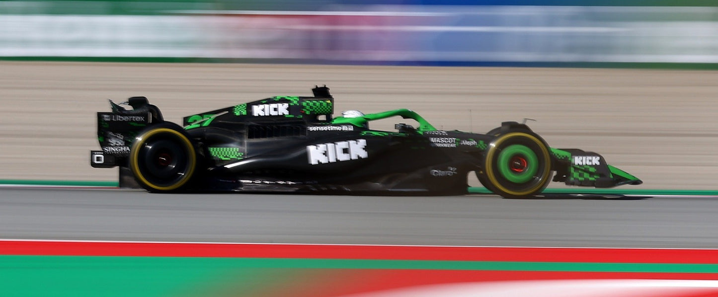 PRECOMMANDE - Spark S9620 1:43 - Kick Sauber C45 No.27 Stake F1 Team Kick Sauber 5th Spanish GP 2025 Nico Hulkenberg