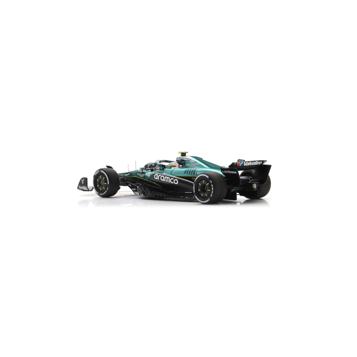 Spark S9639 1:43 - ASTON MARTIN AMR25 N°14 Aston Martin Aramco Formula One Team 5th Hungarian GP 2025 Fernando Alonso