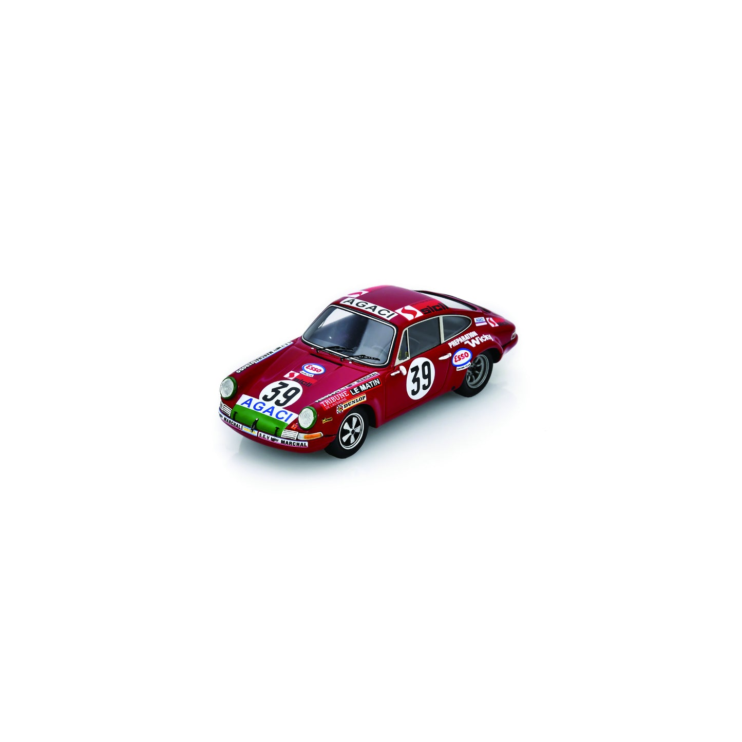 Spark S9765 1:43 - Porsche 911S N39 11th Le Mans 24H 1971 G. Verrier - G. Foucault