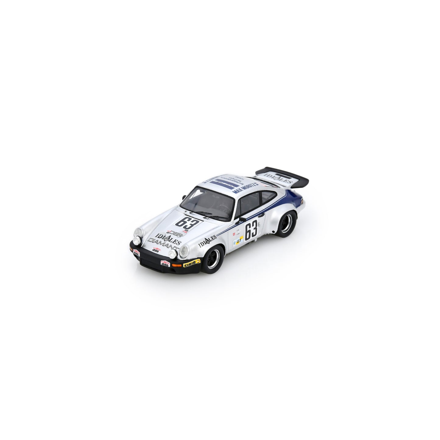 Spark S9806 1:43 - PORSCHE Carrera RS 3.0 N°63 19th Le Mans 24H 1975 JC. Bering - K. Utz - H. Godel