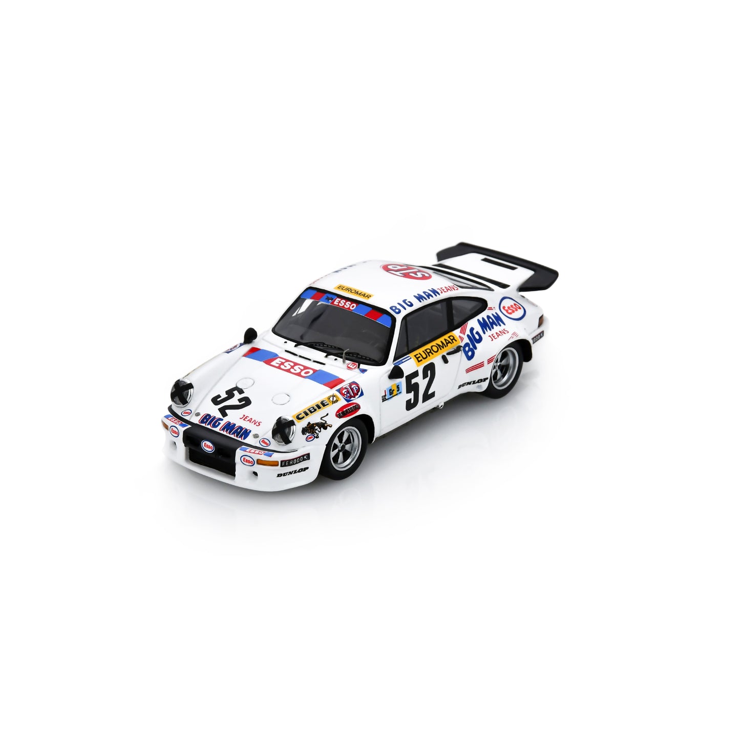 Spark S9815 1:43 - PORSCHE Carrera RS 3.0 N°52 6th Le Mans 24H 1976 R. Touroul - A. Cudini - R. Boubet
