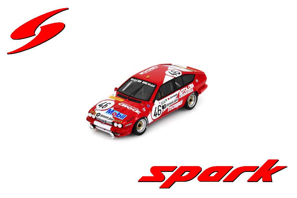 PRE-ORDER - Spark SB542 1:43 - Alfa Romeo GTV 6 No.46 14th 24H Spa 1982 R. Drovandi - V. Ciardi - R. Croce Limited (300ex)