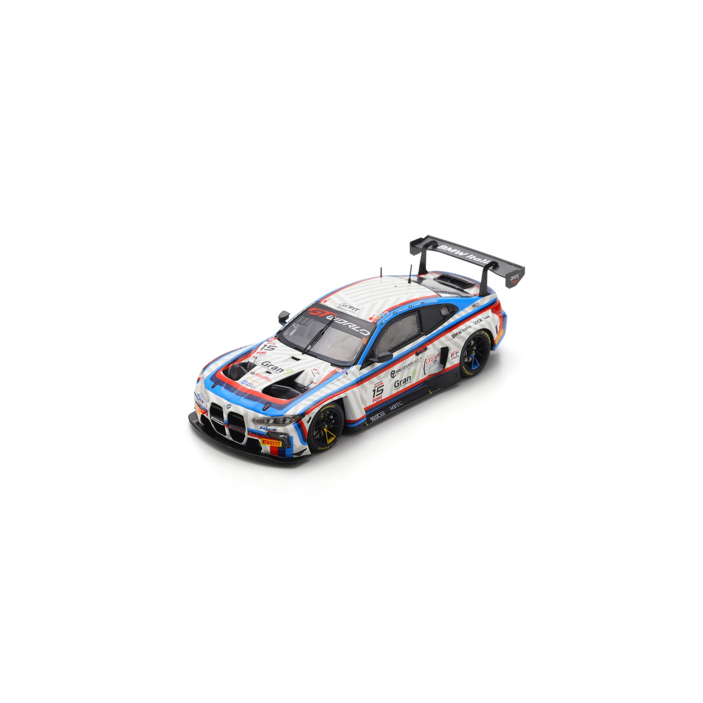 Spark SB864 1:43 - BMW M4 GT3 EVO No.15 BMW Italia Ceccato Racing 24H Spa 2025 M. J. Tomasoni - F. Malvestiti - F. Jelmini - C. de Phillippi Limited (300ex.)