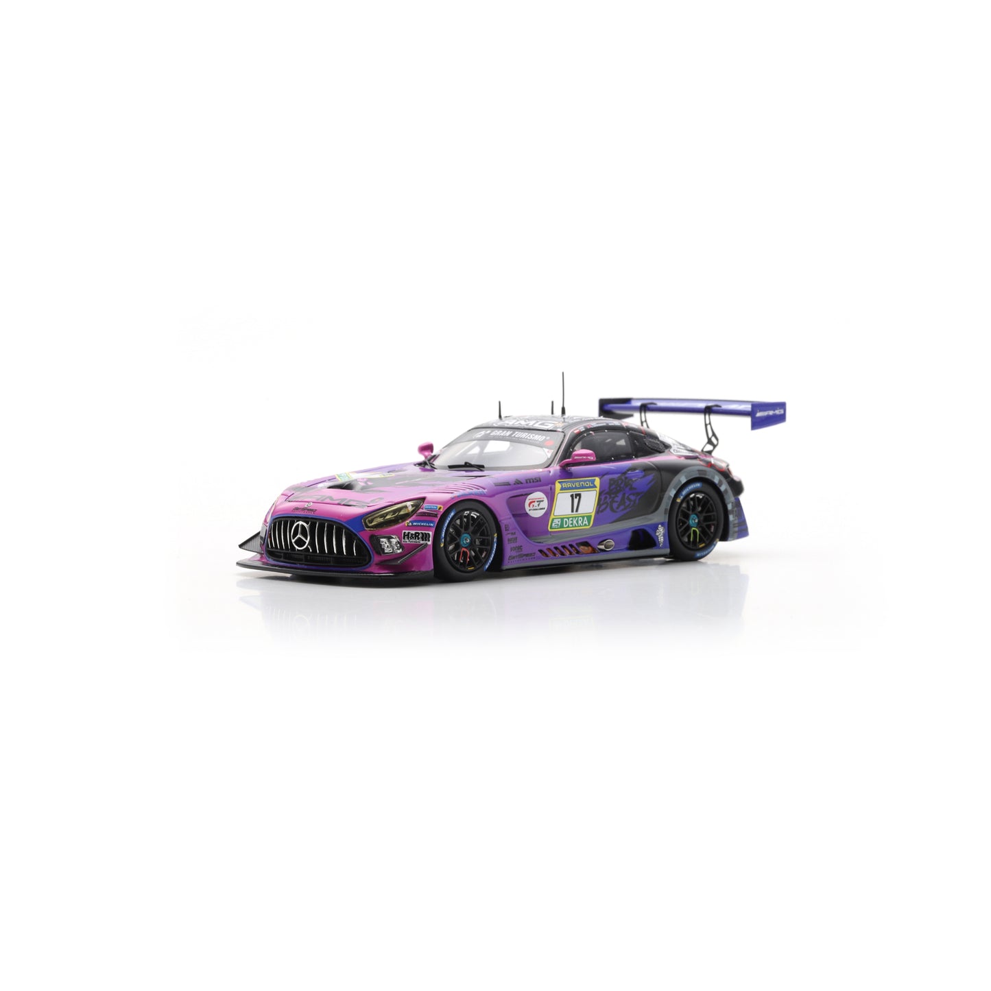 Spark SG1006 1:43 - Mercedes-AMG GT3 No.17 Mercedes-AMG Team GetSpeed 24H Nürburgring 2025 R. Aron - L. Auer - A. Christodoulou - M. Grenier Limited (400ex.)