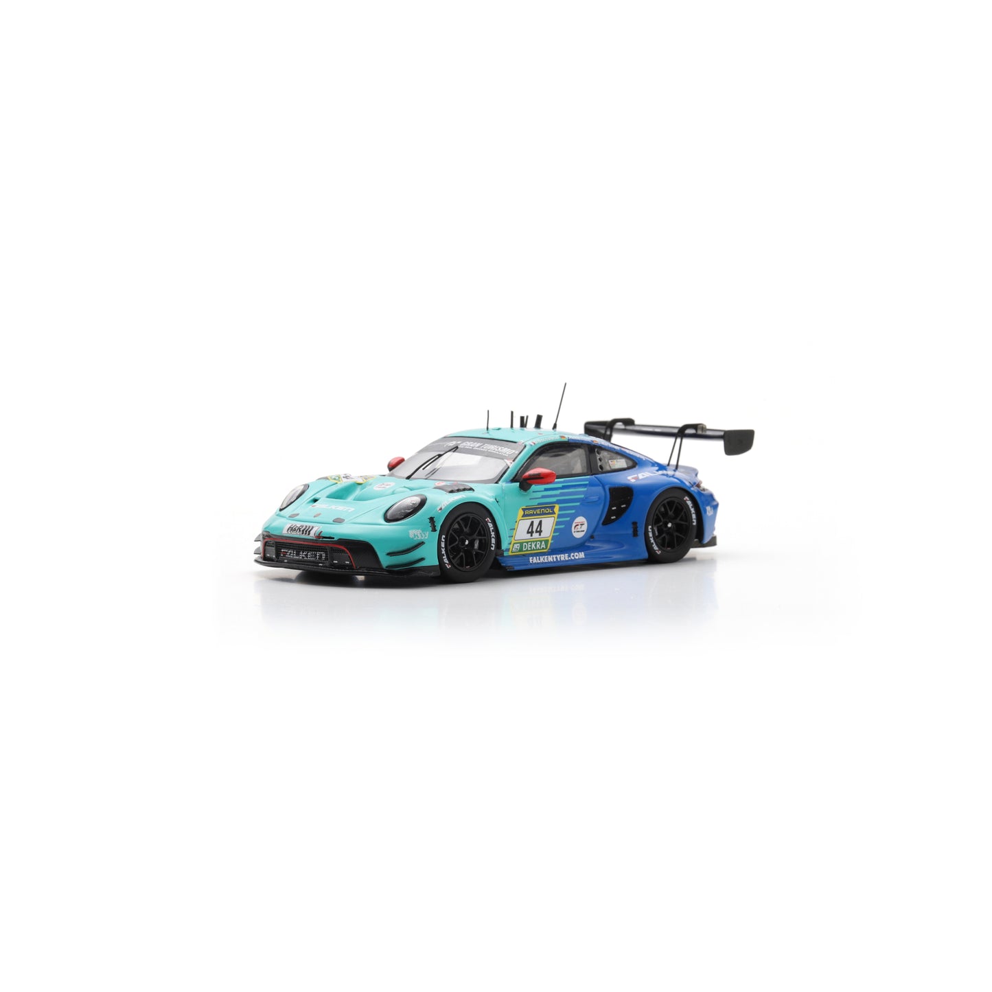 Spark SG1013 1:43 - Porsche 911 GT3 R (992) No.44 Falken Motorsports 24H Nürburgring 2025 D. Boccolacci - T. Heinemann - D. Marschall - M. Schuring Limited (300 ex.)