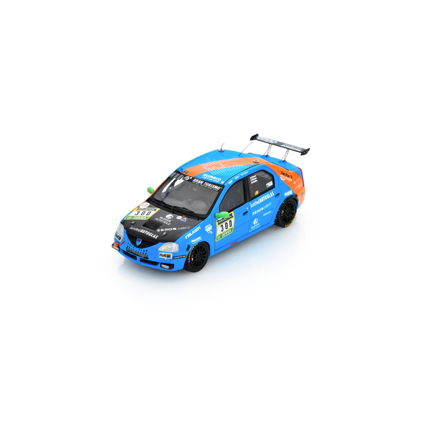 Spark SG1017 1:43 - Dacia Logan No.300 Ollis Garage Racing 24H Nürburgring 2025 O. Kriese - G. Starck - M. Kaffka Limited (300ex.)