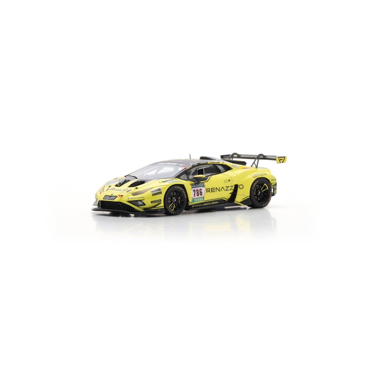 Spark SG1019 1:43 - Lamborghini Huracan GT3 EVO2 No.786 Renazzo Motorport Team 24H Nürburgring 2025 S. Nana - C. Breuer - T. Mutsch - D. Schmidtmann Limited (300ex.)