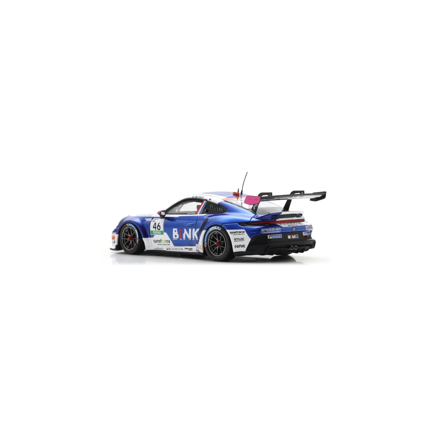 Spark SG464 1:43 - Porsche 911 GT3 Cup No.46 Porsche Carrera Cup Deutschland Champion 2025 Robert de Haan