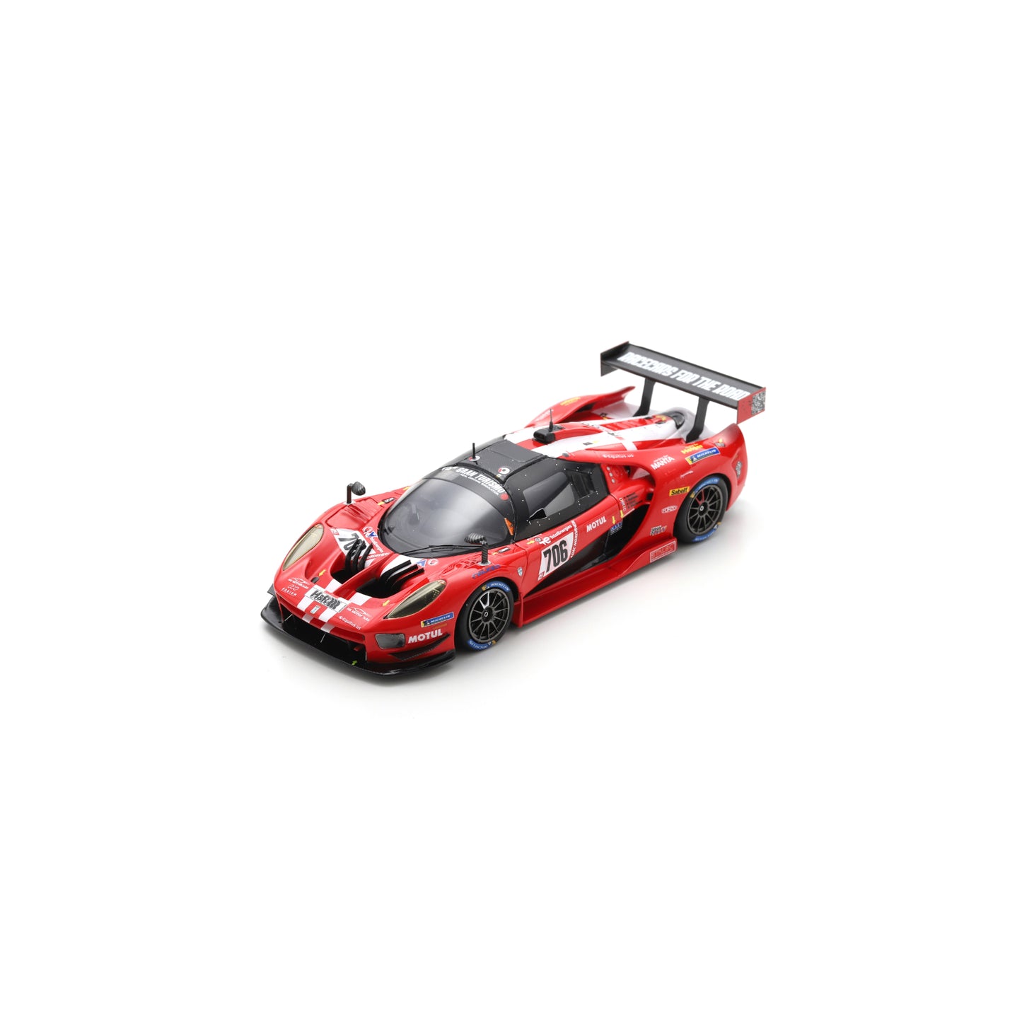 Spark SG848 1:43 - SCG 004c No.706 Glickenhaus Racing Winner SP-X class 24H Nürburgring 2022 T. Mutsch - F. Fernandez Laser - F. Mailleux - R. Westbrook Limited (500ex)