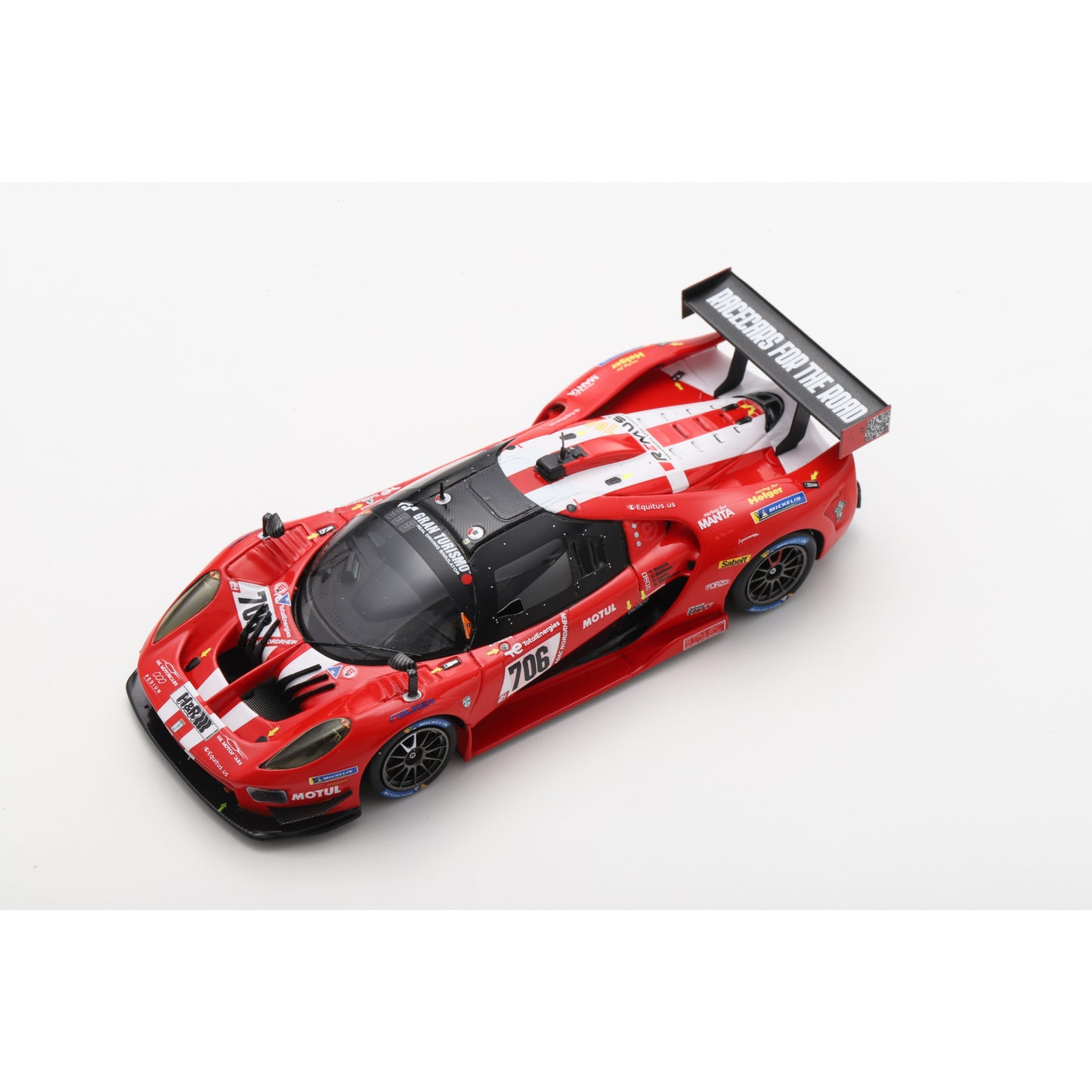 Spark SG848 1:43 - SCG 004c No.706 Glickenhaus Racing Winner SP-X class 24H Nürburgring 2022 T. Mutsch - F. Fernandez Laser - F. Mailleux - R. Westbrook Limited (500ex)