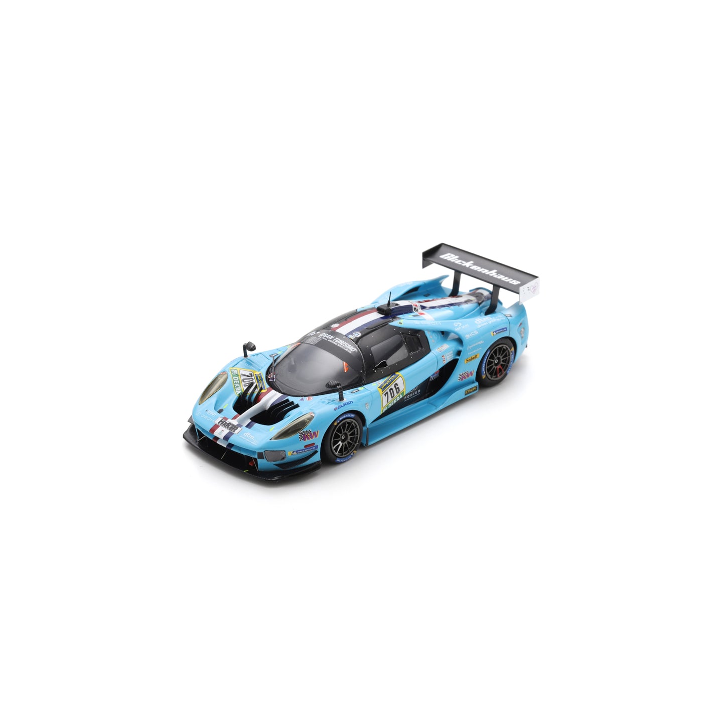 Spark SG960 1:43 - SCG 004c No.706 Glickenhaus Racing Winner SP-X class 24H Nürburgring 2024 T. Mutsch - F. Mailleux - L. D. Arnold - C. Ledogar Limited (500ex)