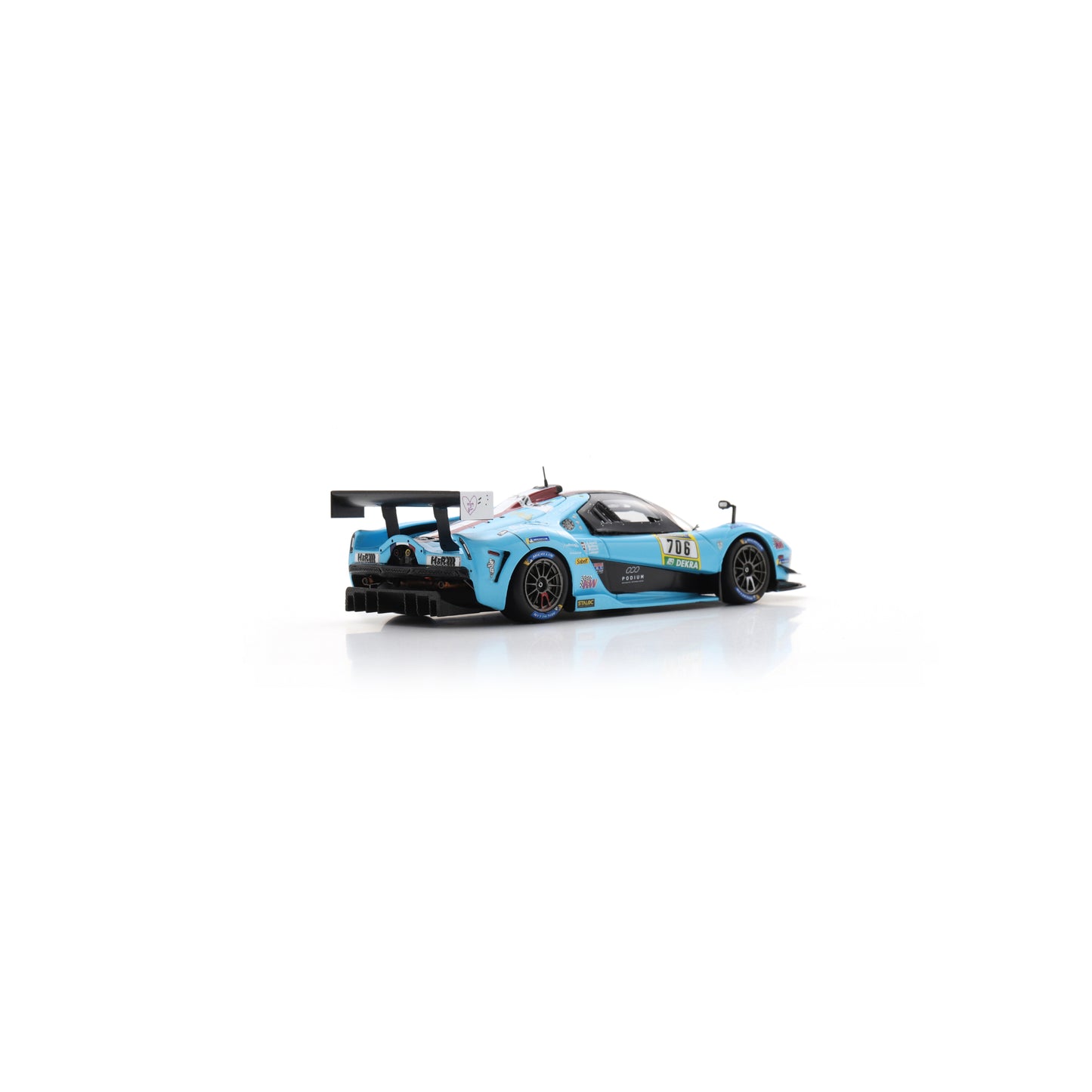 Spark SG960 1:43 - SCG 004c No.706 Glickenhaus Racing Winner SP-X class 24H Nürburgring 2024 T. Mutsch - F. Mailleux - L. D. Arnold - C. Ledogar Limited (500ex)