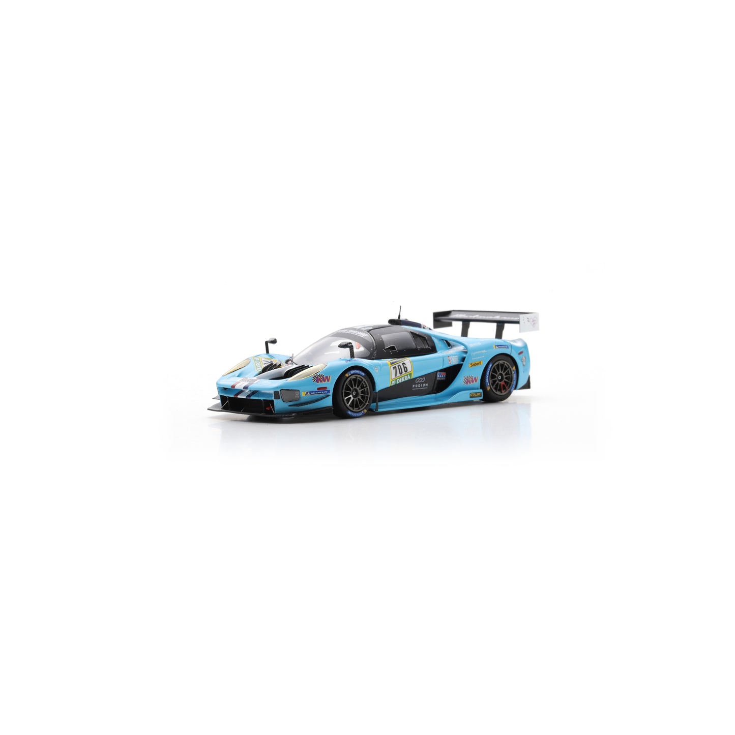 Spark SG960 1:43 - SCG 004c No.706 Glickenhaus Racing Winner SP-X class 24H Nürburgring 2024 T. Mutsch - F. Mailleux - L. D. Arnold - C. Ledogar Limited (500ex)