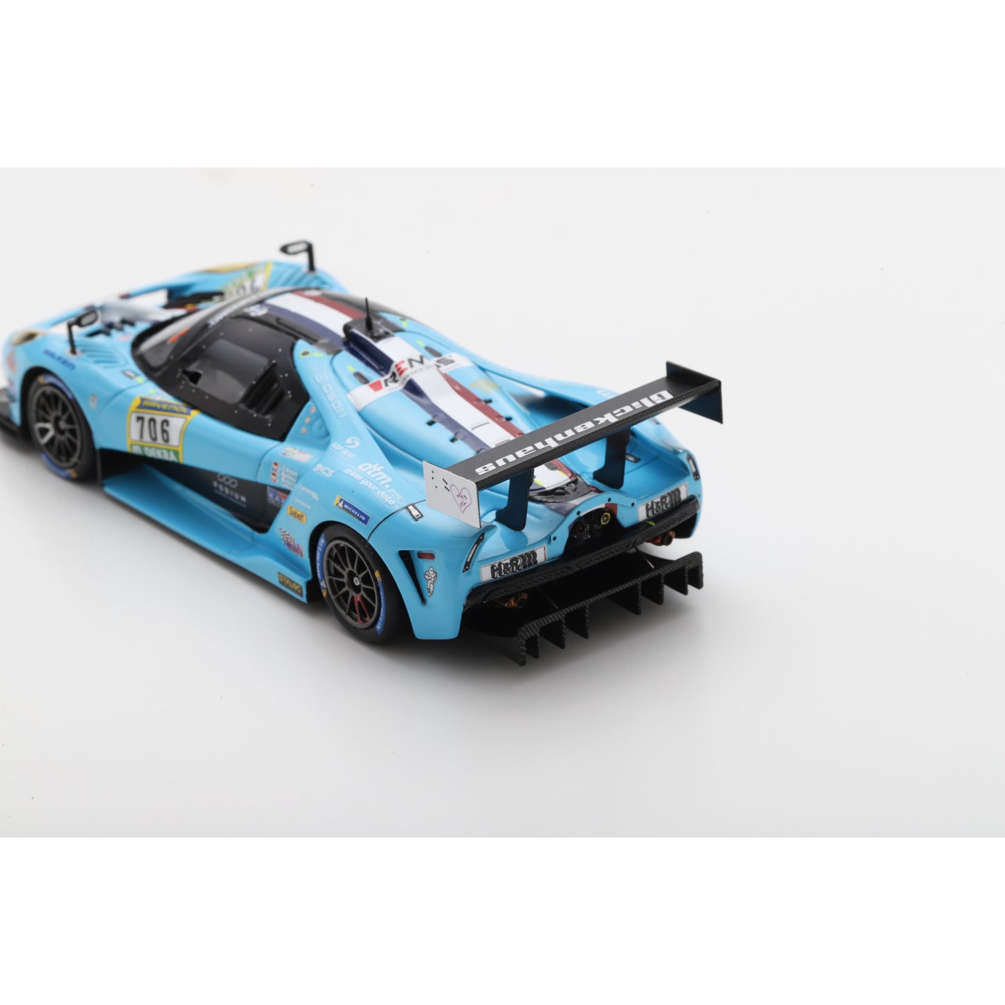 Spark SG960 1:43 - SCG 004c No.706 Glickenhaus Racing Winner SP-X class 24H Nürburgring 2024 T. Mutsch - F. Mailleux - L. D. Arnold - C. Ledogar Limited (500ex)