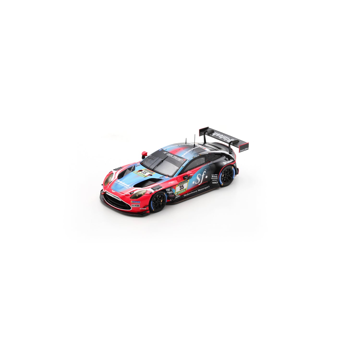 Spark SG962 1:43 - Aston Martin Vantage AMR GT3 EVO No.35 Walkenhorst Motorsport 24H Nürburgring 2024 C. Hull – B. Mazatis – P. Assenheimer – M. D. Ortmann Limited (500ex.)