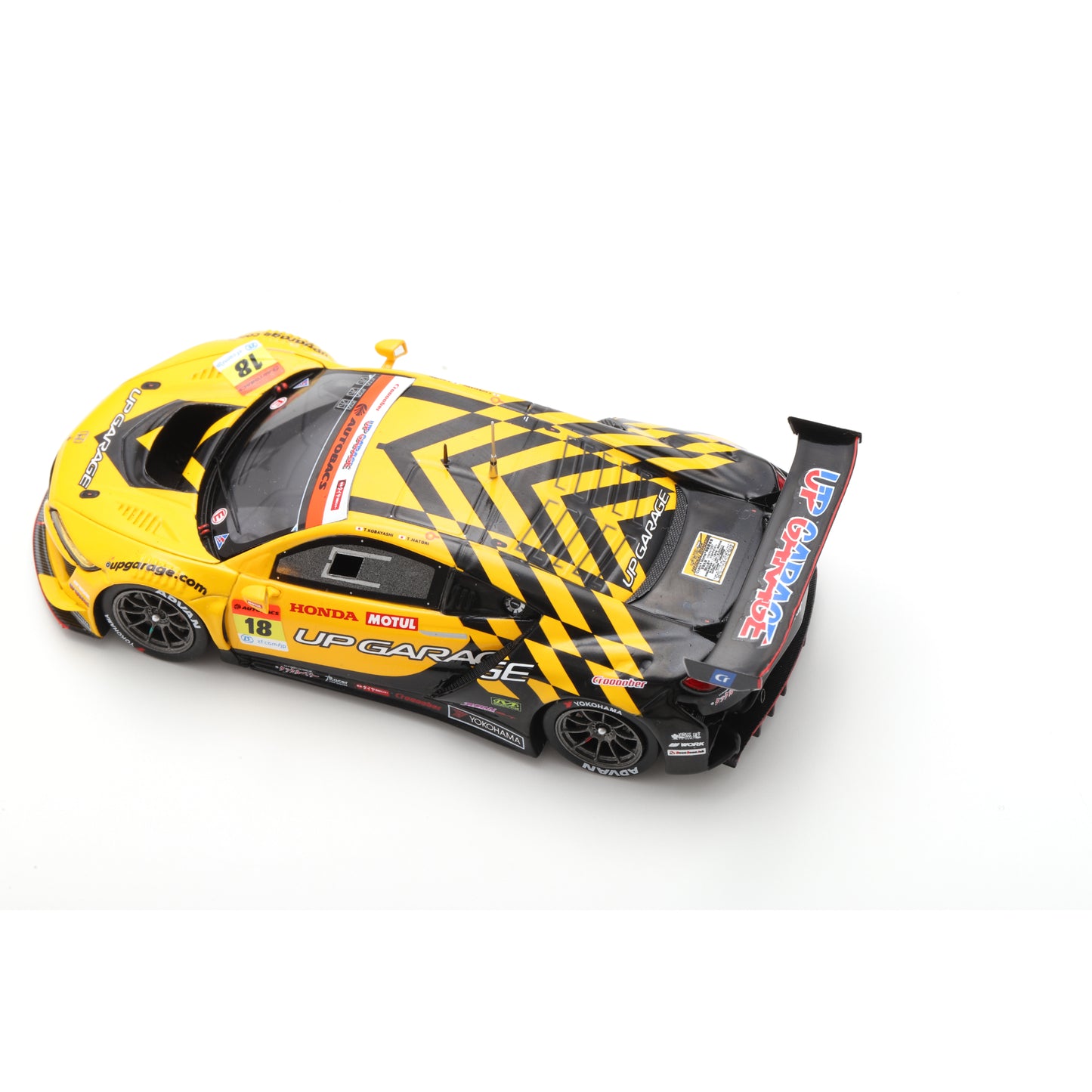Spark SGT019 1:43 - UPGARAGE NSX GT3 No.18 TEAM UPGARAGE GT300 SUPER GT 2021 Takashi Kobayashi - Teppei Natori
