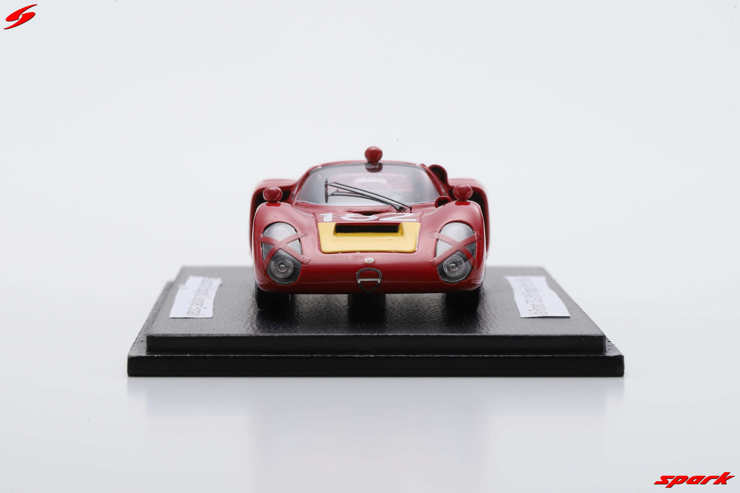 PRE-ORDER - Spark SI036 1:43 - Alfa Romeo T33-2 No.182 6th Targa Florio 1968 G. Baghetti - G. Biscaldi Limited (300ex)