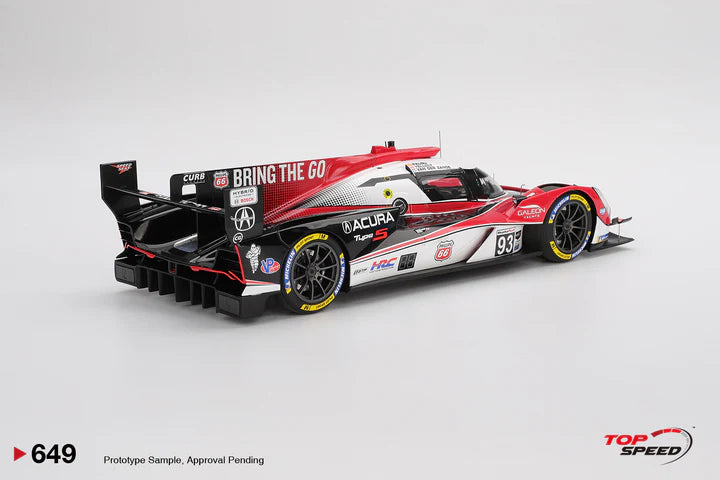 PRE-ORDER - Top Speed TS0649 1:18 - ACURA ARX-06 N°93 ACURA Meyer Shank Racing IMSA 12H Sebring 2025 R. van der Zande - N. Yelloly - A. Palou