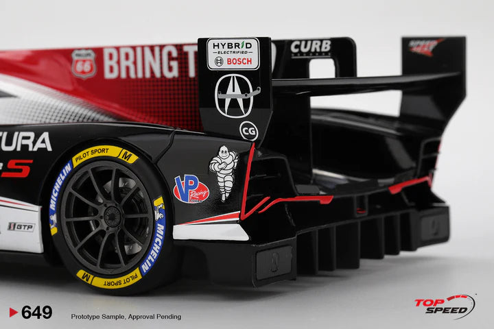 PRE-ORDER - Top Speed TS0649 1:18 - ACURA ARX-06 N°93 ACURA Meyer Shank Racing IMSA 12H Sebring 2025 R. van der Zande - N. Yelloly - A. Palou