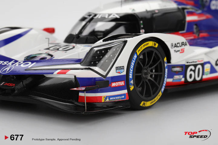 PRE-ORDER - Top Speed TS0677 1:18 - ACURA ARX-06 N°60 ACURA Meyer Shank Racing IMSA 24H Daytona 2025 F. Rosenqvist - S. Dixon - C. Braun - T. Blomqvist