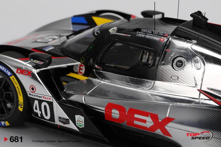 PRECOMMANDE - Top Speed TS0681 1:18 - CADILLAC V-Series.R N°40 CADILLAC Wayne Taylor Racing IMSA Daytona 24H 2025 K. Kobayashi - L. Deletraz - J. Taylor