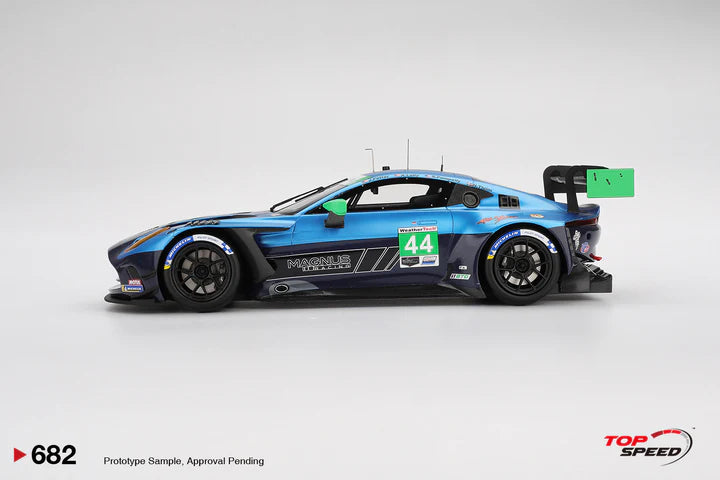 PRE-ORDER - Top Speed TS0682 1:18 - ASTON MARTIN Vantage GT3 EVO N°44 Magnus Racing IMSA 24H Daytona 2025 N. Thiim - S. Pumpelly - A. Lally - J. Potter