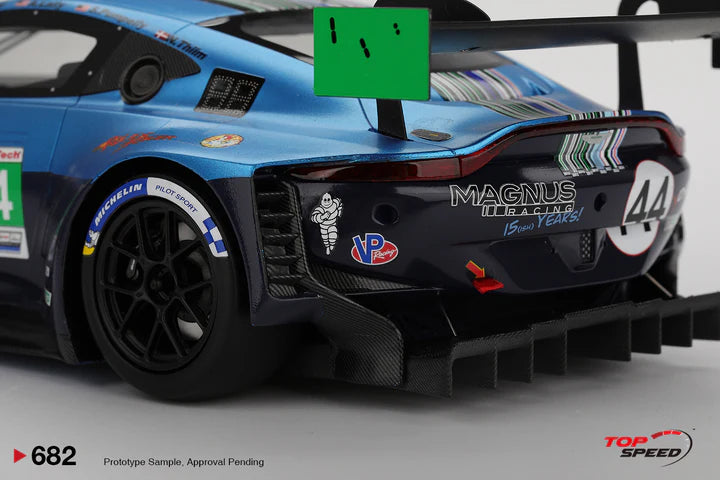 PRE-ORDER - Top Speed TS0682 1:18 - ASTON MARTIN Vantage GT3 EVO N°44 Magnus Racing IMSA 24H Daytona 2025 N. Thiim - S. Pumpelly - A. Lally - J. Potter