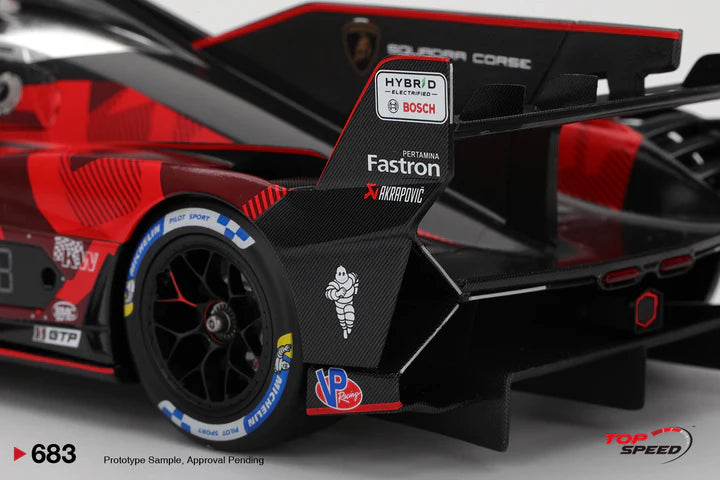 PRECOMMANDE - Top Speed TS0683 1:18 - LAMBORGHINI SC63 N°63 Automobilli Squadra Corse Daytona 24H 2025 E. Mortara - D. Kvyat - R. Grosjean - M. Bortolotti