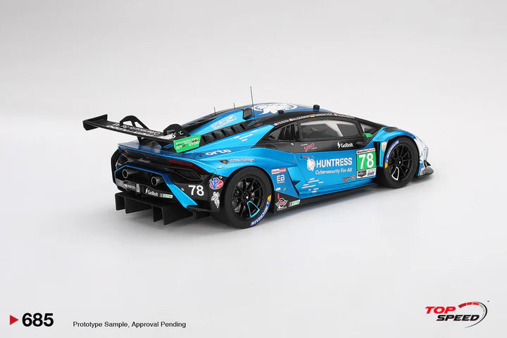 PRECOMMANDE - Top Speed TS0685 1:18 - LAMBORGHINI Huracan GT3 EVO 2 N°78 Forte Racing Daytona 24H 2025 P. Kligerman - F. Perera - M. Farnbacher - M. Goikhberg