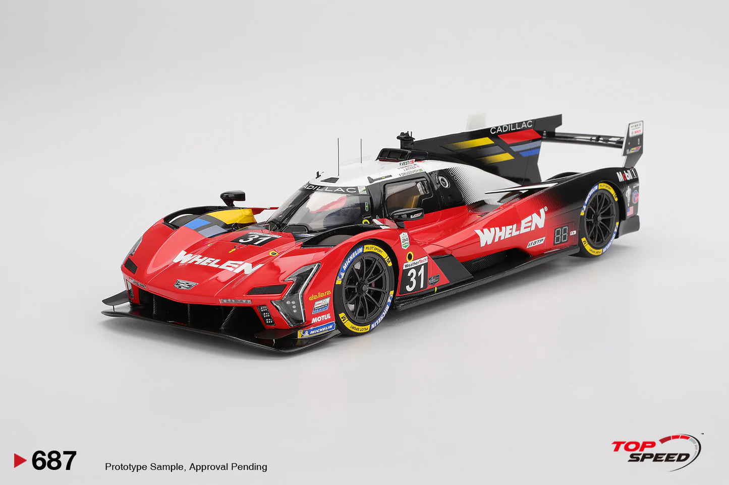 PRE-ORDER - Top Speed TS0687 1:18 - CADILLAC V-Series.RN°31 CADILLAC WHELEN IMSA 24H Daytona 2025 E. Bamber - F. Drugovich - F. Vesti - J. Aitken