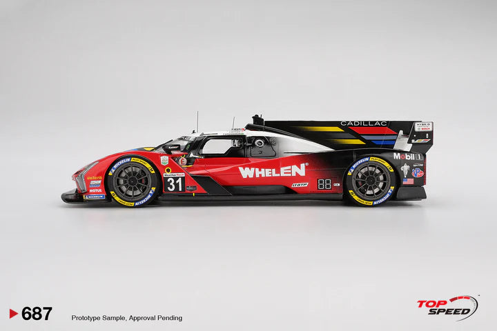 PRE-ORDER - Top Speed TS0687 1:18 - CADILLAC V-Series.RN°31 CADILLAC WHELEN IMSA 24H Daytona 2025 E. Bamber - F. Drugovich - F. Vesti - J. Aitken