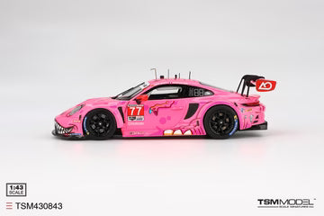 PRE-ORDER - TSM Model TSM430843 1:43 - PORSCHE 911 (992) GT3 RN°77 AO Racing Road America 2024 L. Heinrich - J. Andlauer