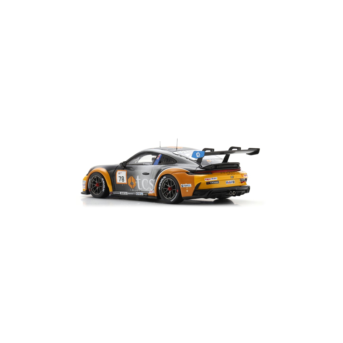 Spark US460 1:43 - Porsche 911 GT3 Cup No.78 Porsche Deluxe Carrera Cup North America Champion 2025 Ryan Yardley
