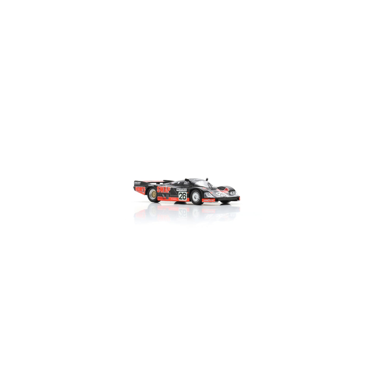 Spark Y319 1:64 - Porsche 956 No.26 2nd Le Mans 24H 1984 J. Rondeau - J. Paul Jr - P. Henn